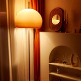 Contemporary Retro Mushroom Glass 2-Light Floor Lamp – Standing Lamp for Living Room