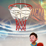 Whimsical Cartoon Basketball 3-Light Kids Ceiling Chandelier