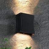 Sleek Modern Outdoor LED Wall Sconce Lamp — Waterproof Square-Column Design