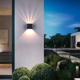 Sleek Modern Solid-Color Aluminum Square LED Outdoor Wall Sconce – Waterproof, Energy-Efficient Outdoor Lighting