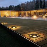 Modern Minimalist Waterproof LED In-Ground Landscape Light for Outdoor Spaces