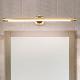 Modern Luxury Long-Copper LED Vanity Light with Acrylic Finish – Wall Sconce Lamp