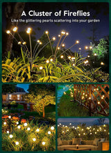 Modern Solar Firefly LED Garden Light – Waterproof ABS, Ground-In Lawn Landscape Lighting