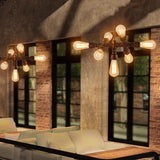 7-Light Industrial Iron Water Pipe Chandelier