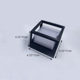 Modern Minimalist Waterproof Square LED Outdoor Wall Sconce Lamp - Aluminum & Acrylic, Garden