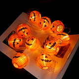 Halloween Pumpkin Lantern – Outdoor Waterproof LED Decorative String Lights for Spooky Ambience