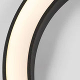 Sleek Modern Minimalist Crescent-Circle Stainless Steel LED Wall Sconce – Waterproof, Ideal for Outdoor Patio