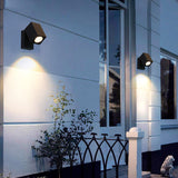 Modern Outdoor Waterproof Square LED Spotlight with Adjustable Angle – Garden Wall Sconce Lamp