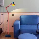 Modern Minimalist Iron Half-Circle 1-Light Floor Lamp for Bedroom