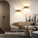 Nordic Minimalist Aluminum LED Reading Wall Sconce - Adjustable Square Beam Lamp