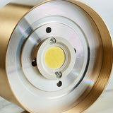 Nordic Light Luxury All-Copper Ultra-Thin LED Flush-Mount Ceiling Light