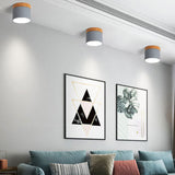 Chic Scandinavian Macaroon Solid Color LED Flush-Mount Ceiling Light