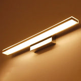 Sleek Modern Minimalist Rectangular Anti-Fog LED Vanity Light Wall Sconce