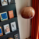 Contemporary Retro Mushroom Glass 2-Light Floor Lamp – Standing Lamp for Living Room