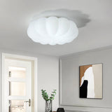 Nordic Contemporary Kids' Flower LED Flush Mount Ceiling Light with PE Shade for Bedroom