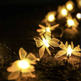 Chic Modern Butterfly LED String Lights for Outdoor Patio & Garden