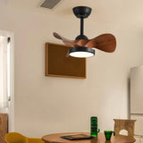 Chic Contemporary Retro Round Acrylic LED Ceiling Fan Light with Downrods for Bedroom