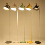 Nordic-Inspired Macaron Cone Shade 1-Light Floor Lamp