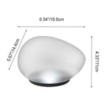 Solar Pebble LED Outdoor Landscape Light with ABS Sandblasted Glass – Durable, Weatherproof Garden Path Lighting