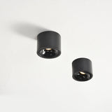 Sleek Modern Round LED Spotlight Flush Mount Ceiling Light, Adjustable