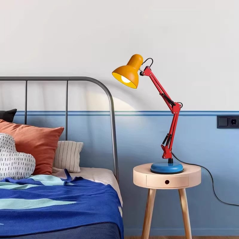 Modern Simplicity Memphis Iron Half-Circle 1-Light Table Lamp – Ideal for the Study
