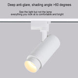 Sleek Modern Minimalist Adjustable Dimmable Spotlight Track Lighting – Tubular LED Flush-Mount, 3/4/5-Light Options for Living Room