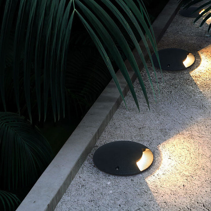 Modern Minimalist Waterproof LED In-Ground Landscape Light for Outdoor Spaces