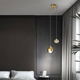 European-Style Luxury Iron & Brass LED Island Light Chandelier