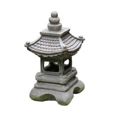 Japanese Zen Pagoda Solar LED Garden Light – Waterproof Stone Landscape Decor