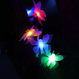Chic Modern Butterfly LED String Lights for Outdoor Patio & Garden