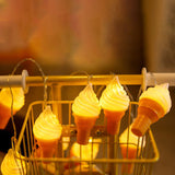 Modern Creative Ice Cream LED String Lights for Kids - USB-Powered Decoration