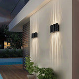 Modern Wave Aluminum LED Outdoor Wall Sconce – Waterproof, Weatherproof Exterior Lighting