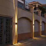 Sleek Modern Rectangular LED Outdoor Wall Sconce Light