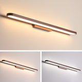 European-Style Minimalist Circular Aluminum LED Vanity Light – Front Mirror Wall Sconce Lamp