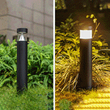 Modern Industrial Aluminum LED Column Garden Light – Waterproof Landscape Lighting for Lawn & Garden