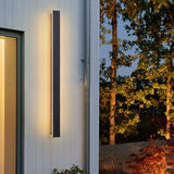Retro Outdoor LED Wall Sconce Lamp - Waterproof Rectangular Strip Light