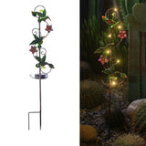 Solar Iron Garden Lights Set – Hummingbird, Butterfly & Dragonfly Lawn & Landscape Accent