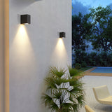 Modern Outdoor Waterproof Square LED Spotlight with Adjustable Angle – Garden Wall Sconce Lamp