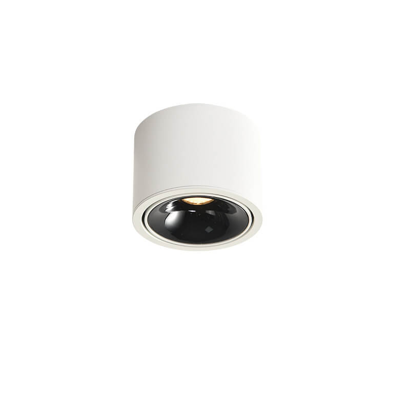 Sleek Modern Round LED Spotlight Flush Mount Ceiling Light, Adjustable