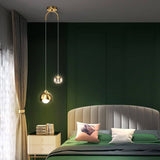 European-Style Luxury Iron & Brass LED Island Light Chandelier