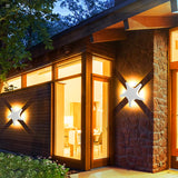 Aluminum Starfish LED Waterproof Outdoor Wall Sconce – Contemporary Patio Lighting