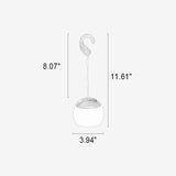 Sleek Modern USB-Rechargeable LED Tent Light for Outdoor Camping — Hangable & Minimalist