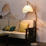 Retro Zen Simulated Bamboo Pole Floor Lamp – 1-Light Standing Lamp