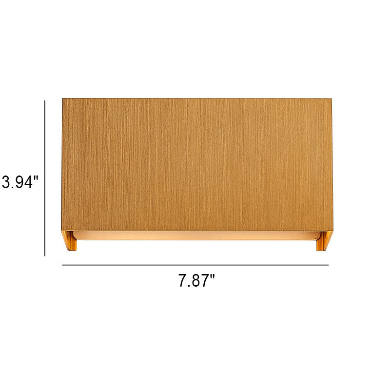 Nordic Minimalist Aluminum LED Reading Wall Sconce - Adjustable Square Beam Lamp