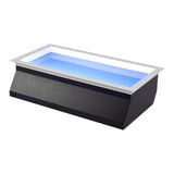 Sleek Modern Smart Blue Sky Aluminum LED Flush-Mount Ceiling Light