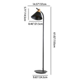 Nordic-Inspired Macaron Cone Shade 1-Light Floor Lamp