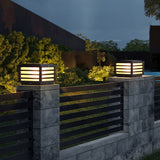 Solar Square Post Cap Light - Outdoor Waterproof Patio Lighting