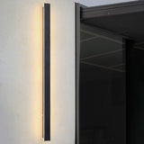 Retro Outdoor LED Wall Sconce Lamp - Waterproof Rectangular Strip Light