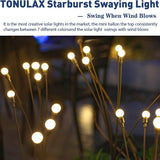 Modern Solar Firefly LED Garden Light – Waterproof ABS, Ground-In Lawn Landscape Lighting
