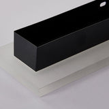 Modern Minimalist Long Rectangular LED Wall Sconce in Aluminum and Acrylic – Outdoor Garden Lighting